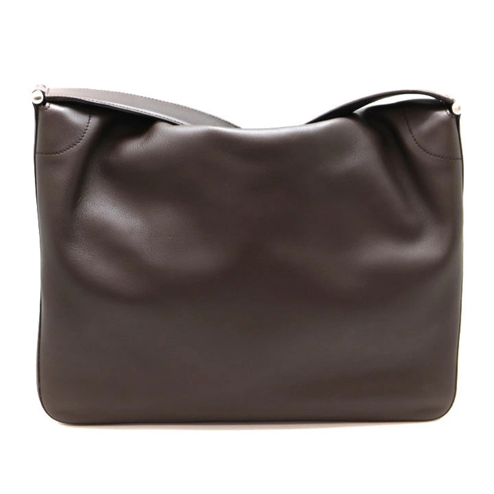 Loewe Hobo Brown Shoulder Handbag Bag Leather